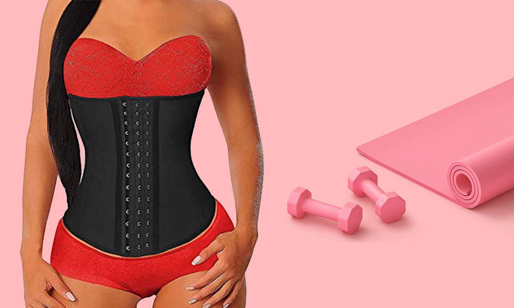  YIANNA Waist Trainer For Women Underbust Latex