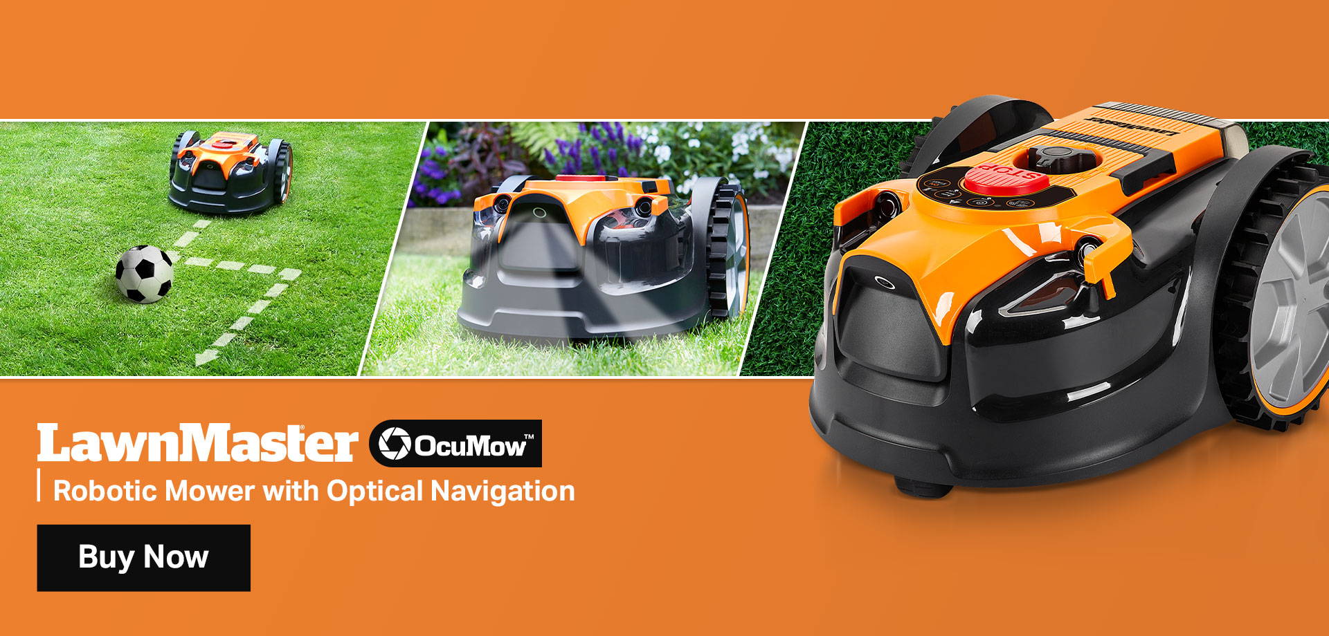 OcuMow - Robotic Mower with Optical Navigation