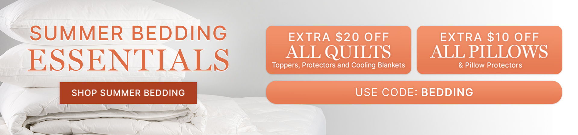 Summer bedding essentials flash sale