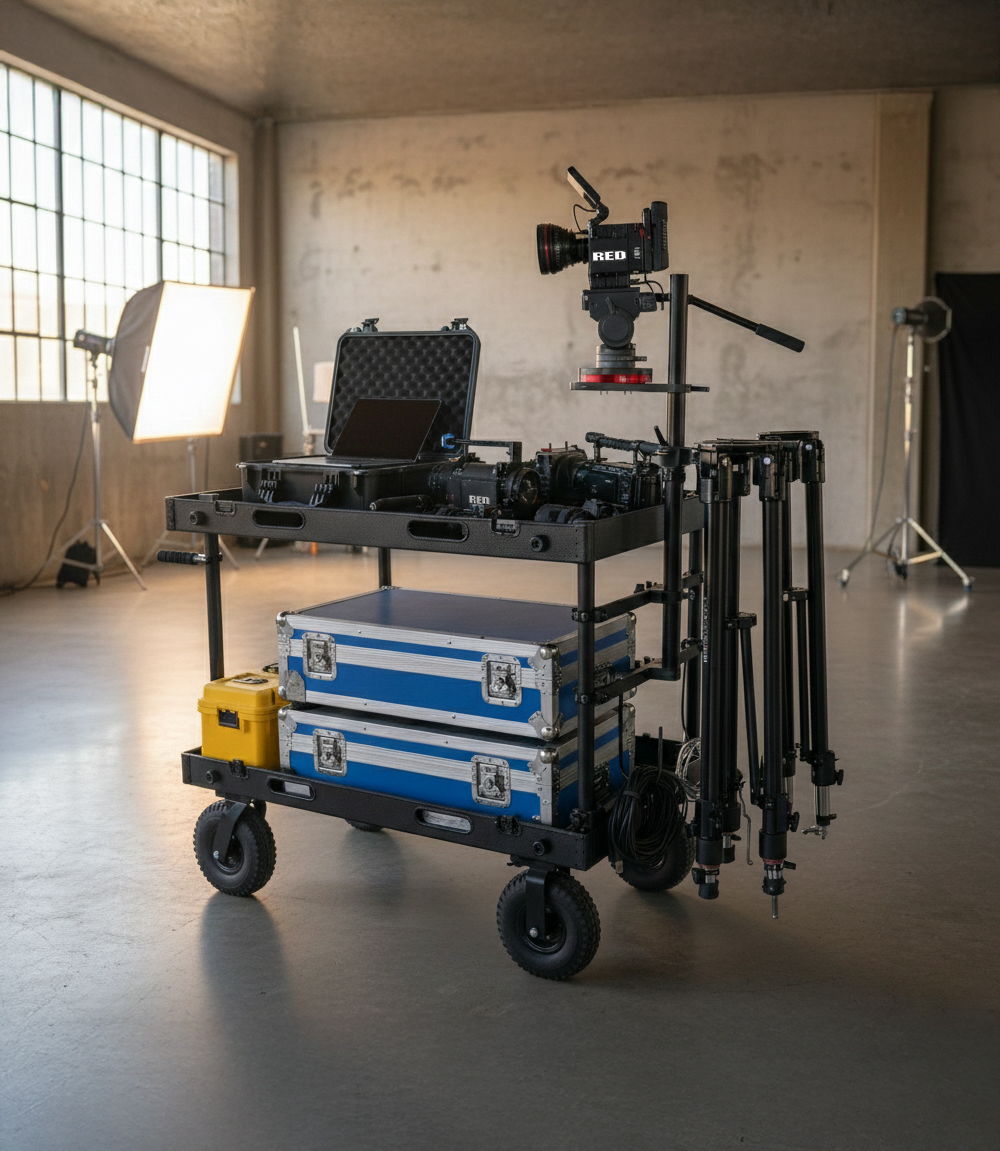Proaim Victor Lite V2 Video Production Camera Cart. Payload 200kg/440lb.