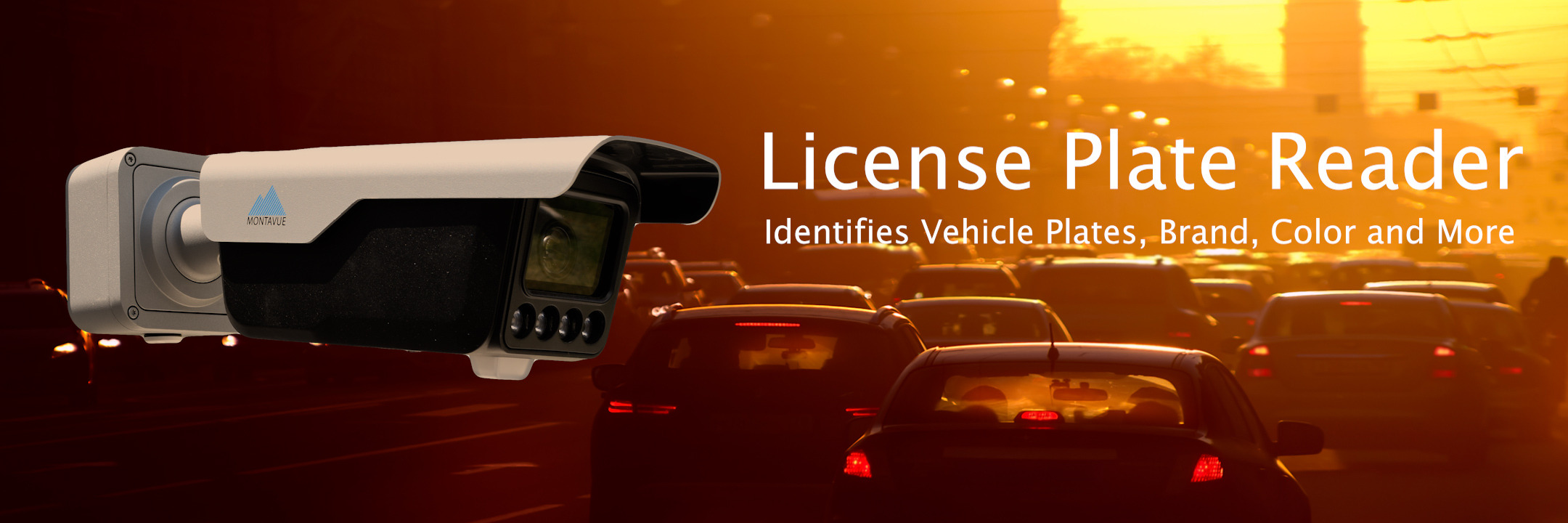 License plate recognition and reading 4mp camera with motorized zoom