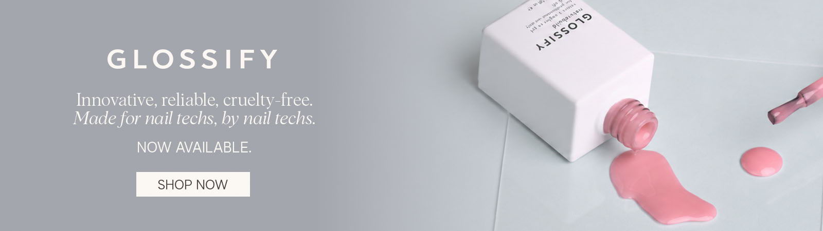Product packaging with pink substance spilling out, promoting 