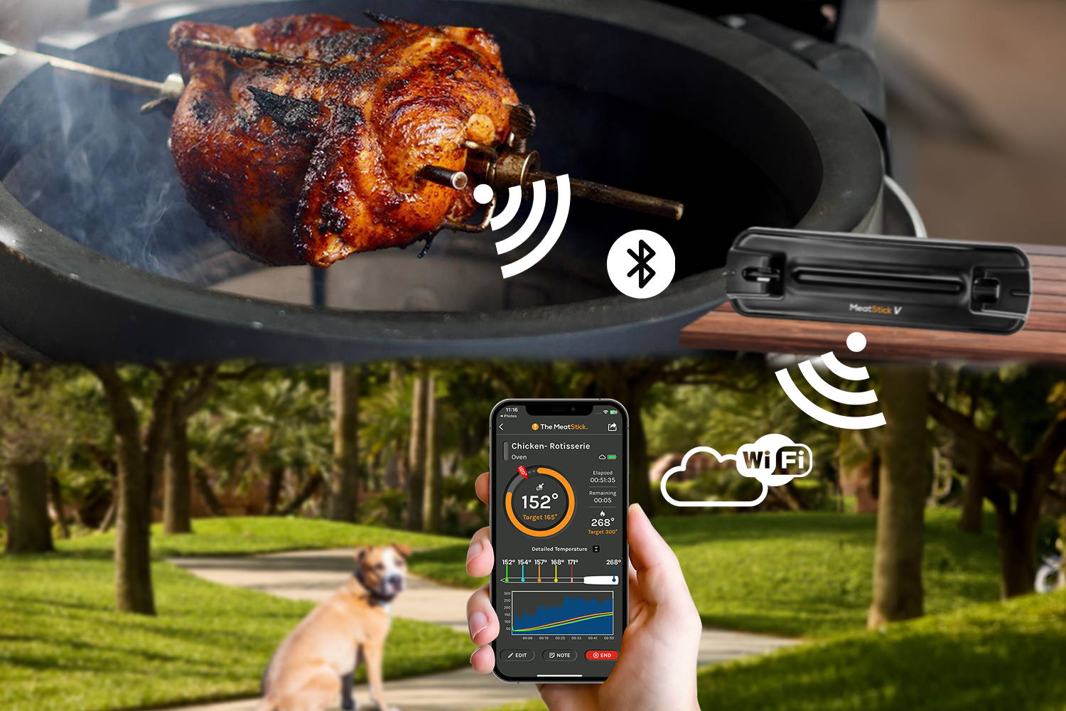 Barbeques Galore Meater Smart Meat Thermometer Wireless Meater