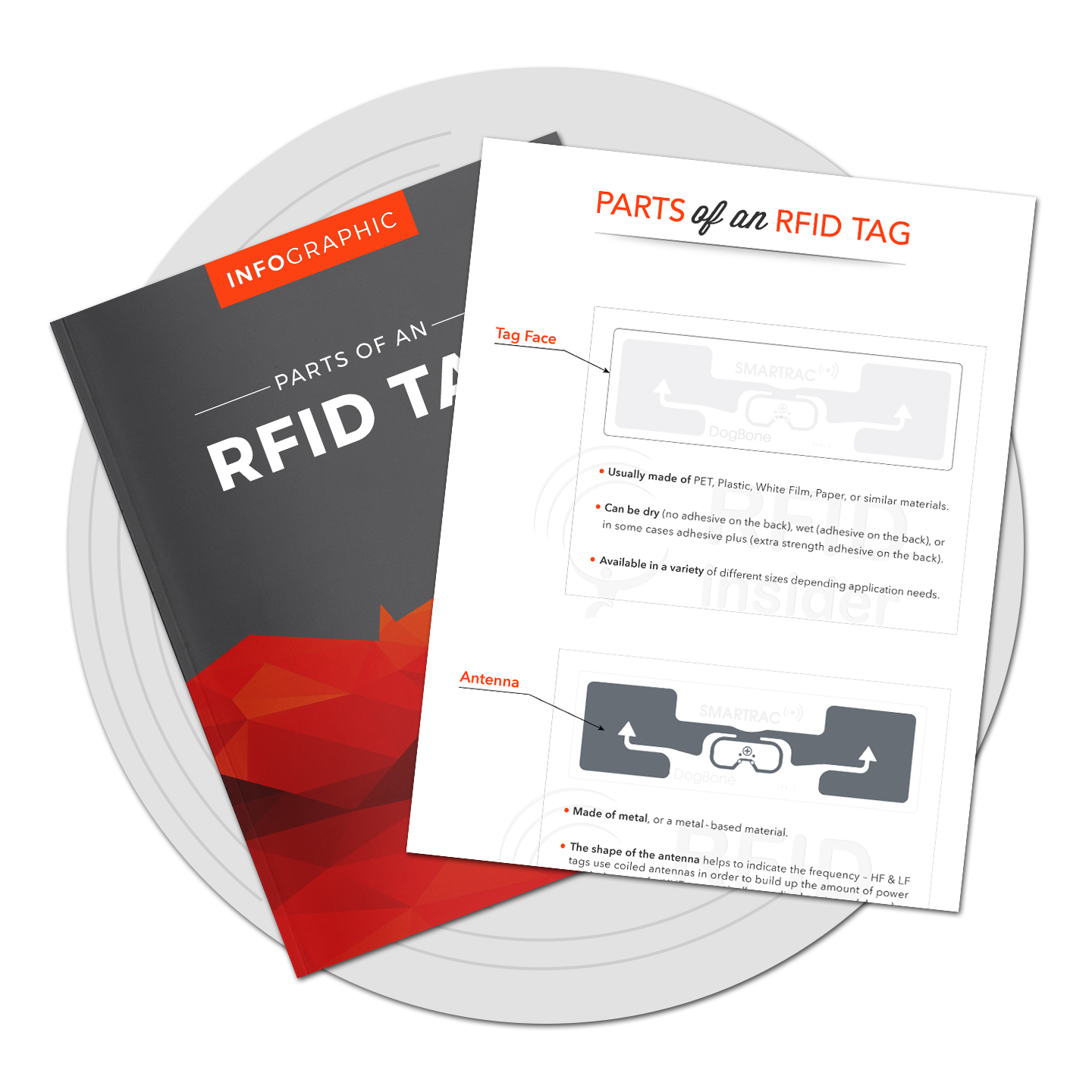 Parts of an RFID Tag Infographic