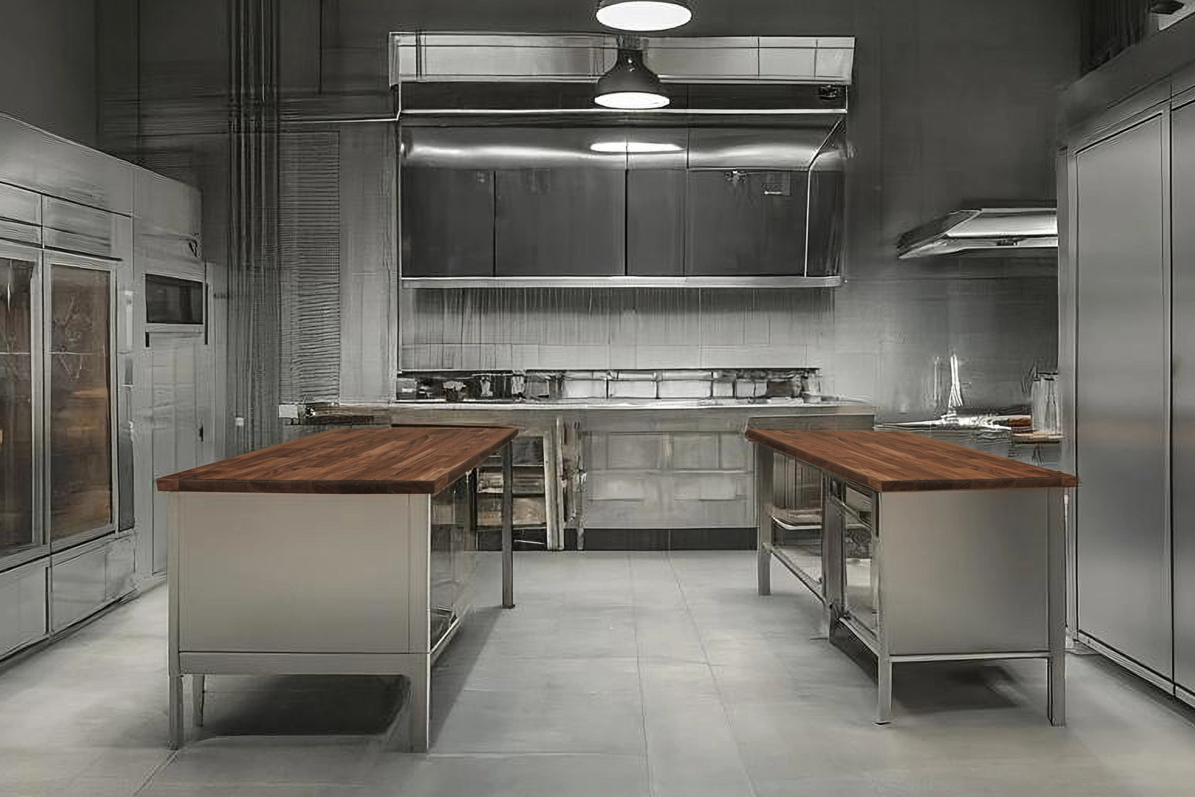 Handcrafted Butcher Block Countertop – Solid Hard Teakwood