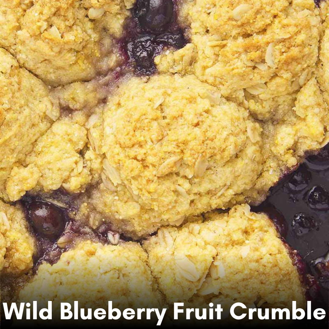 Wild Blueberry Fruit Crumble