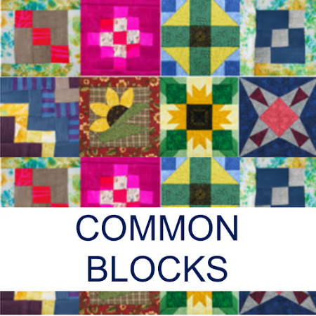 Most common quilt blocks collage 