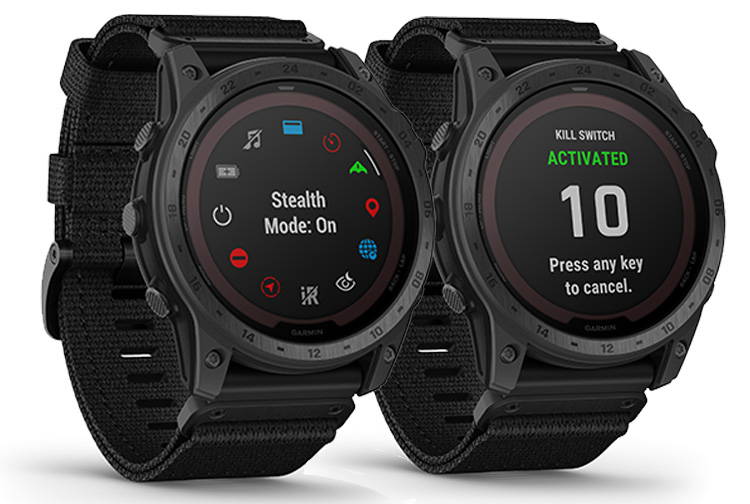 Two Garmin tactix 7 military tactical GPS watch