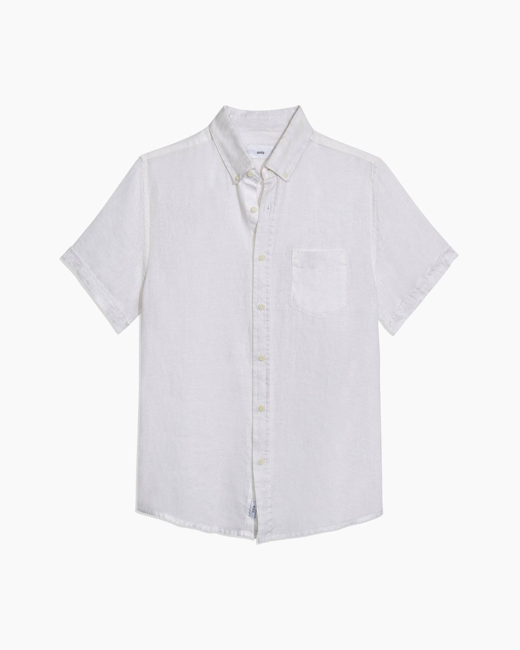 Stretch Linen Short Sleeve Shirt