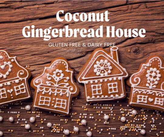 Coconut Gingerbread House