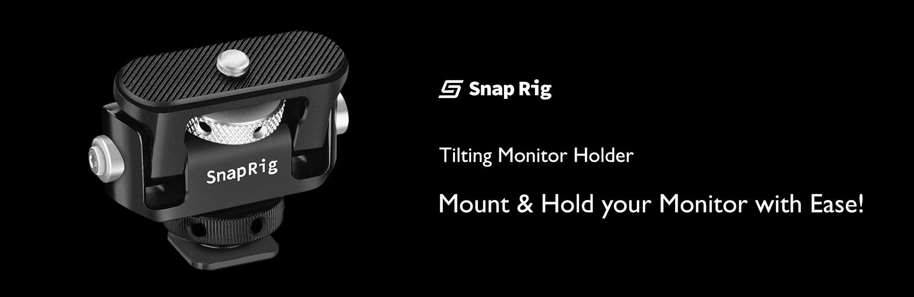 Proaim SnapRig Tilt Monitor Holder with Cold Shoe Mount. CMH231.