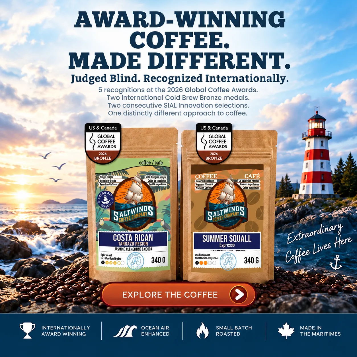 Award Winning Coffee .... Made Different!