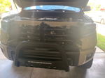 Hood open grille removed four black train horns in front of radiator bull bar LaQuentin's 2020 Tundra Conductor's Special 844 install gallery photo 3