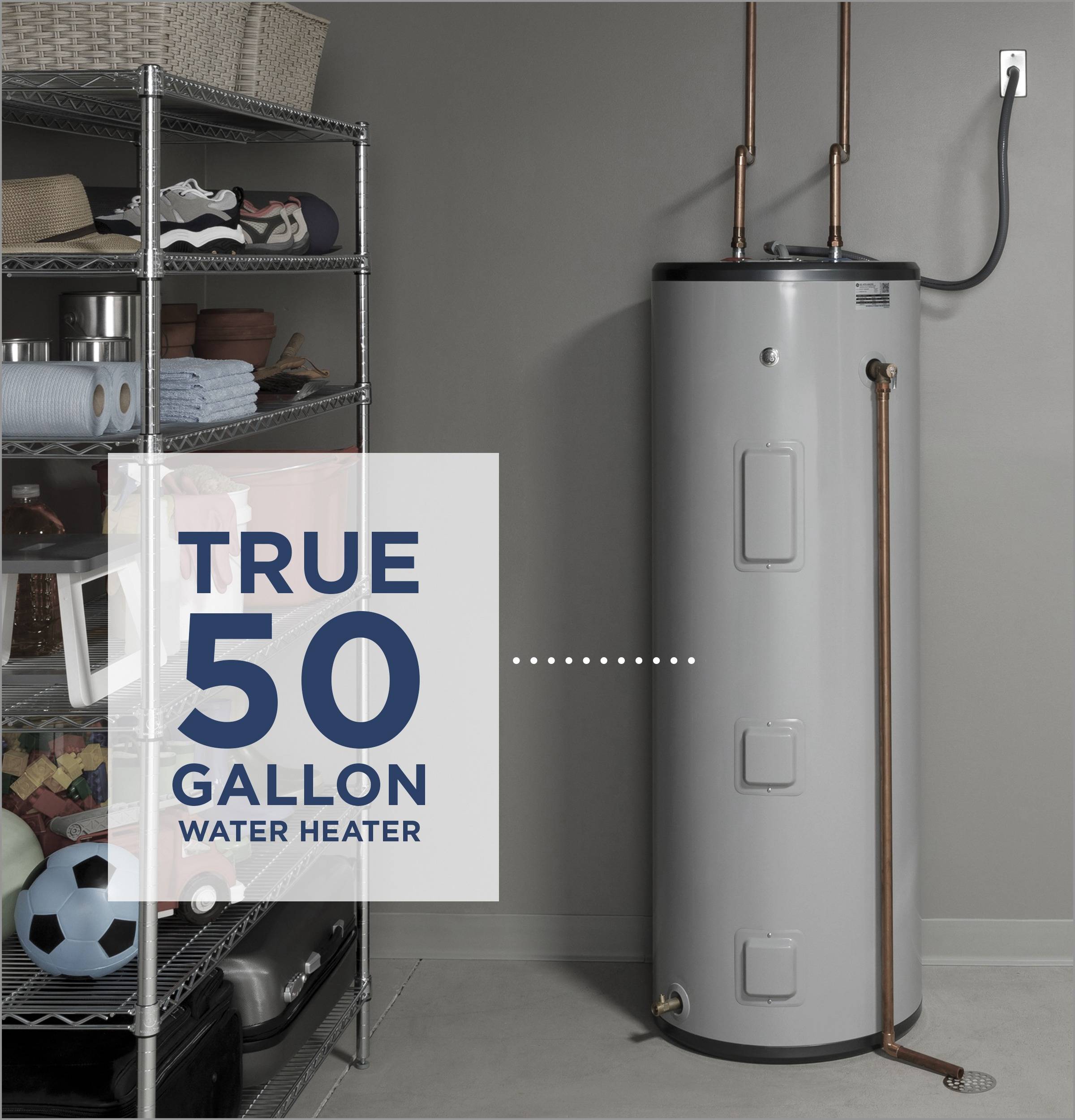 Hot Water Heater in garage: True 50 Gallon Water Heater