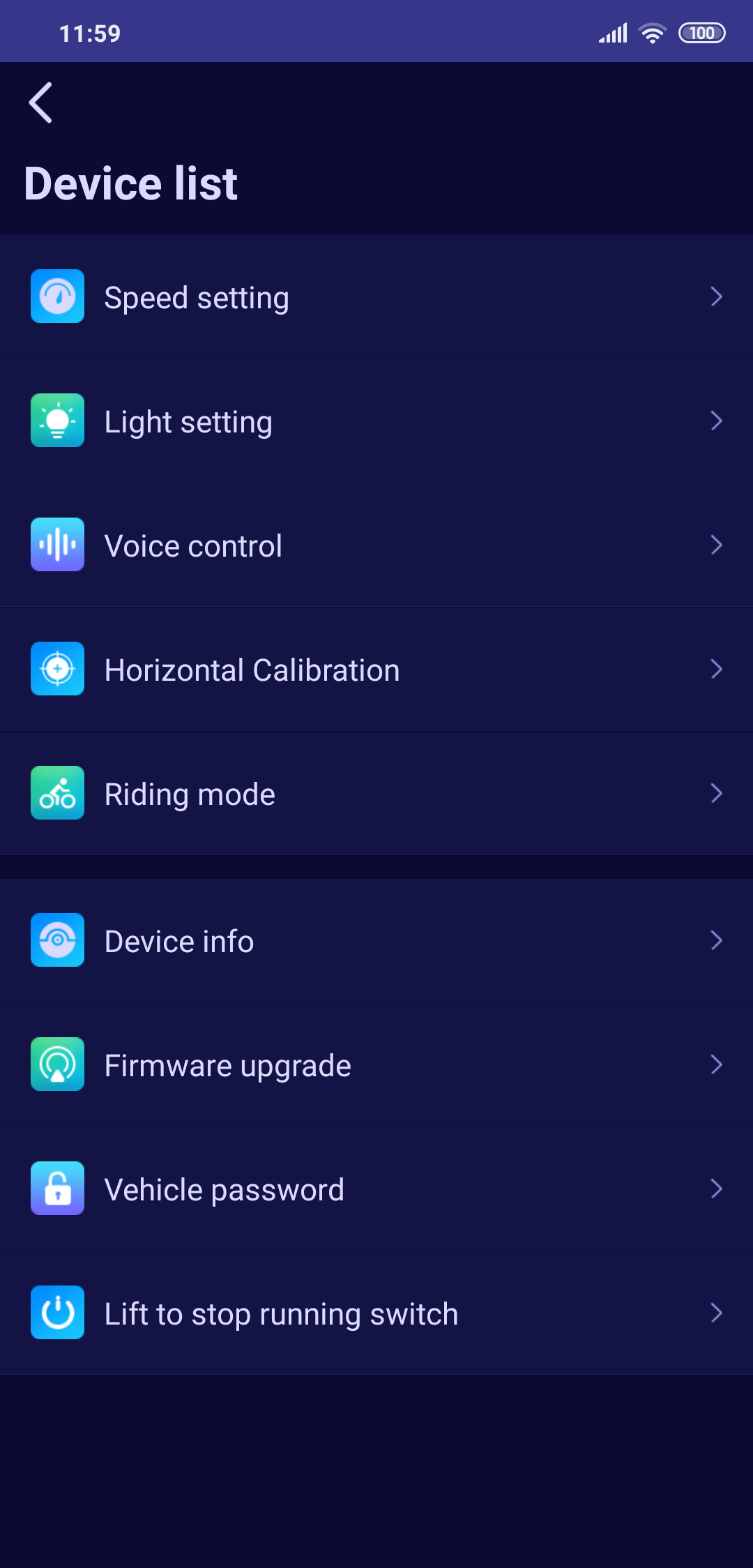 Kingsong Android Application