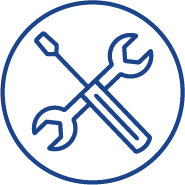 installation wrench screwdriver icon