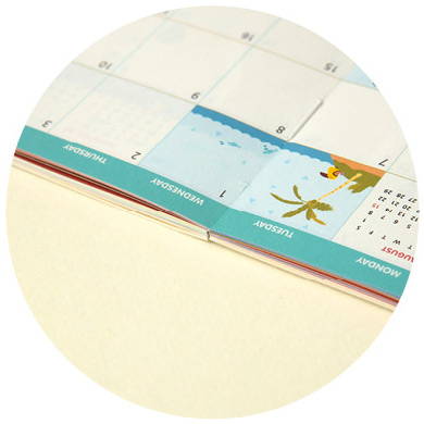 Opens flat - Ardium 2020 Hello little coco dated monthly diary planner