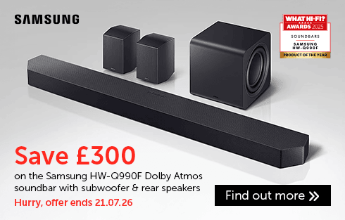Save £300 on the Samsung HW-Q990F