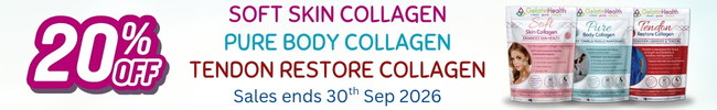 September 20% Off Soft Skin, Tendon Restore and Pure Body Collagen