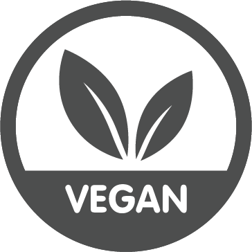 Vegan packaging logo