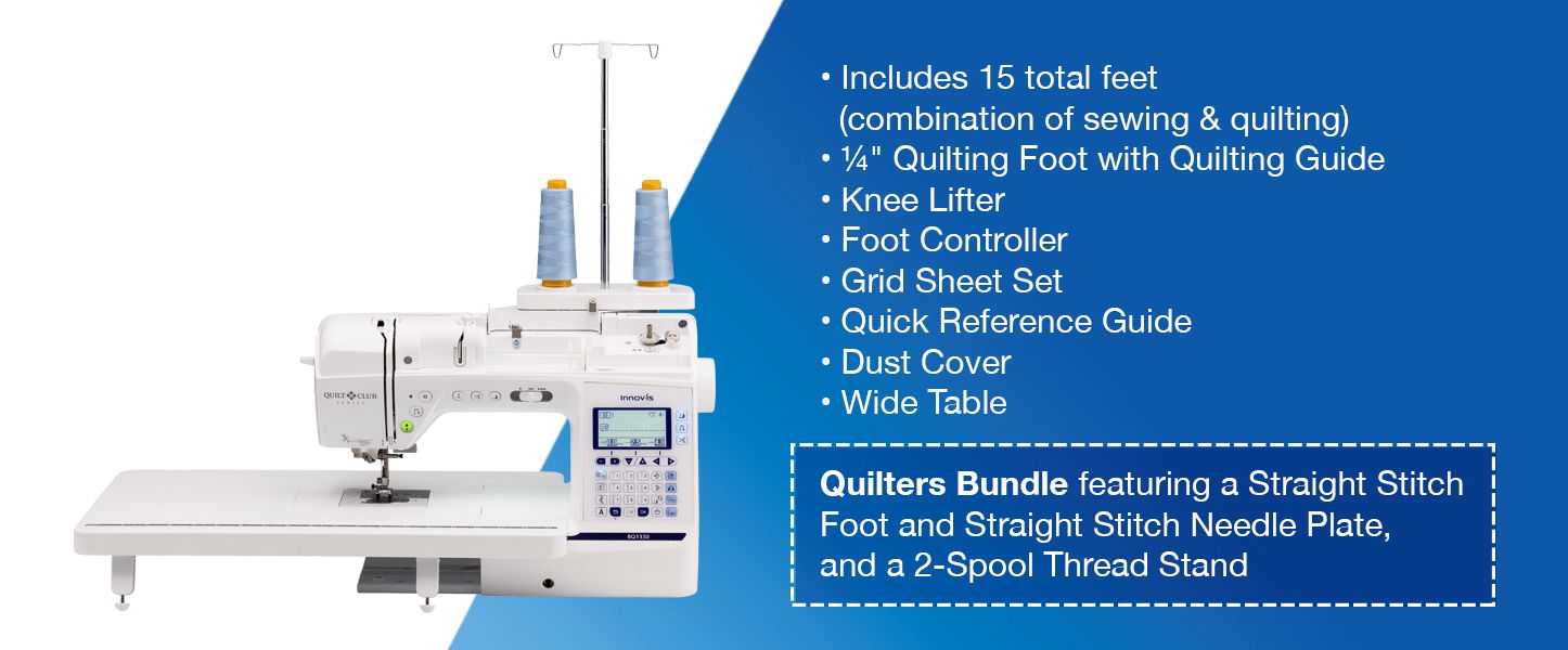 Brother BQ1350 Sewing and Quilting Machine Included Accessories