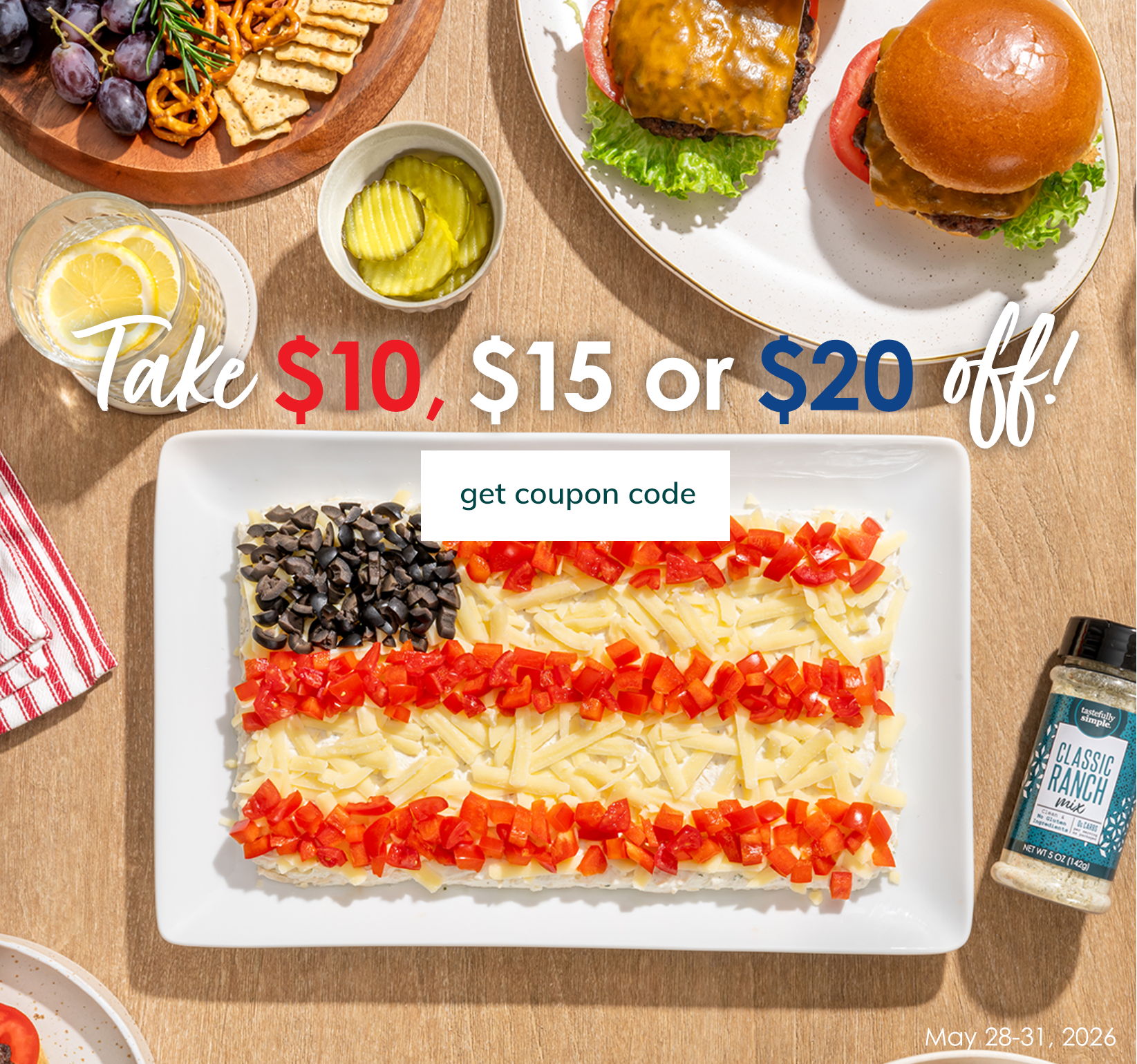 Take $10, $15 or $20 off! | get coupon code