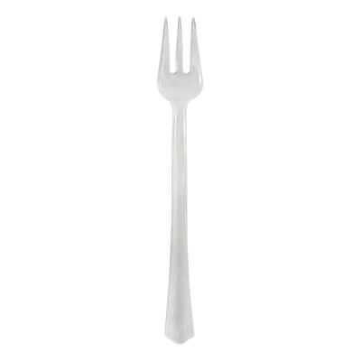 A clear mini fork