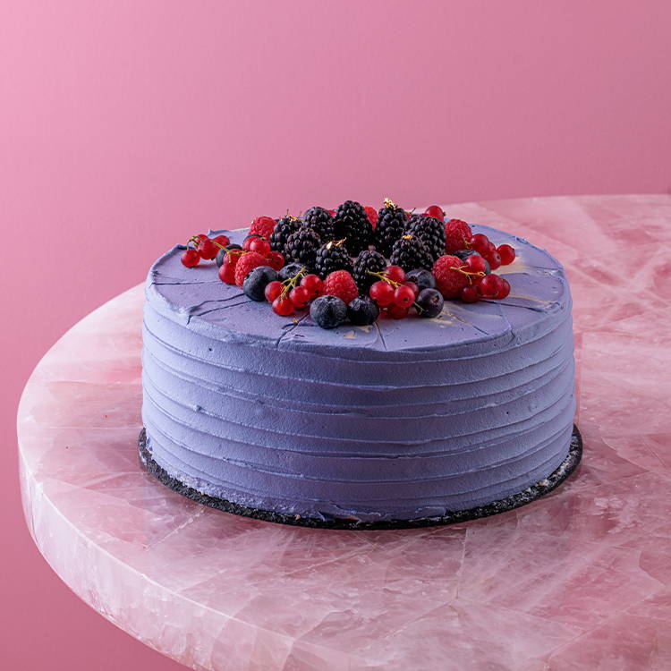 Whole Mixed berry, black forest celebration cake from EL&N London 