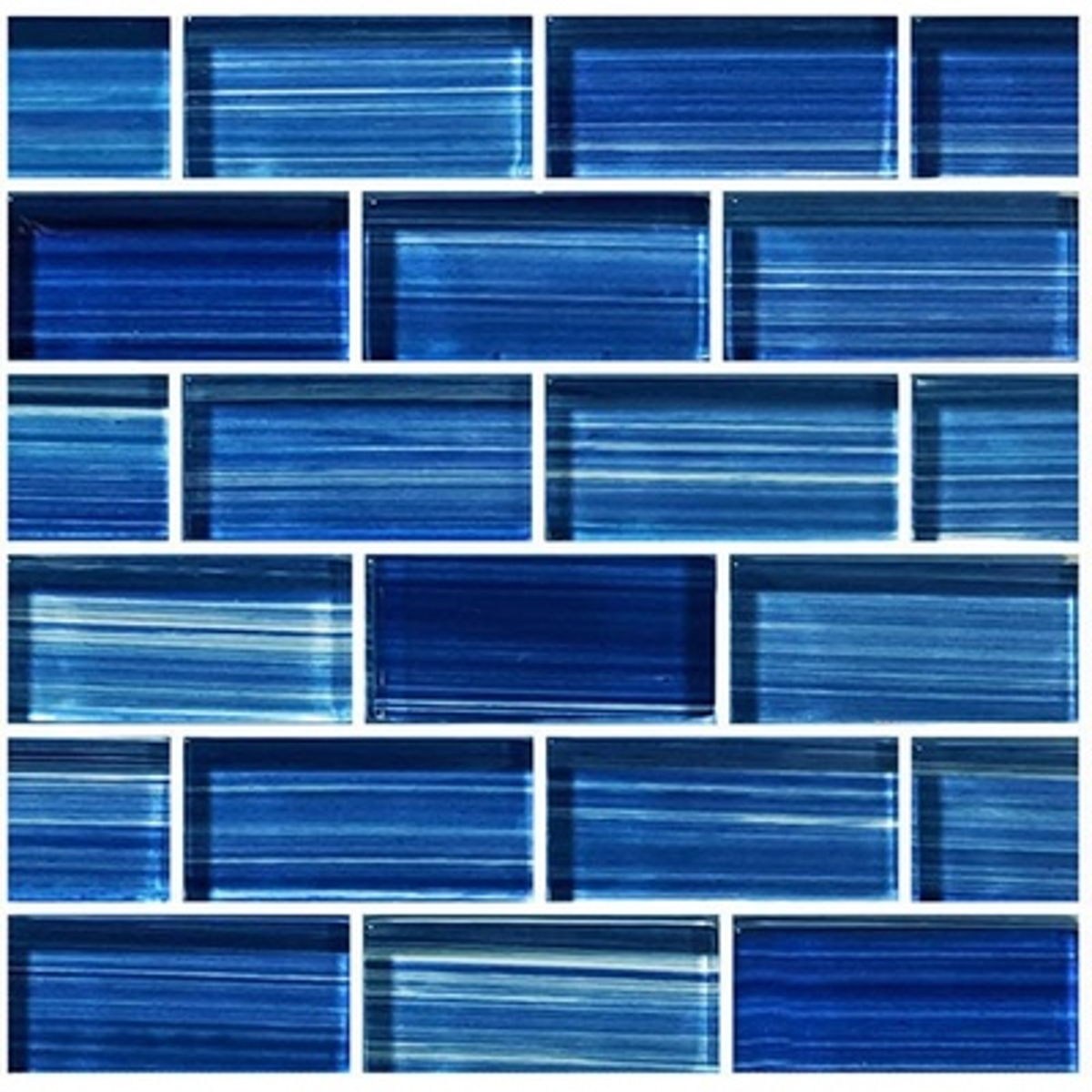 Синяя плитка пластиковая для фасада
