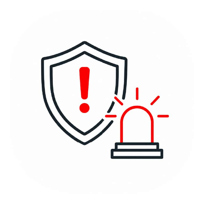 Mining safety monitoring and hazard detection icon