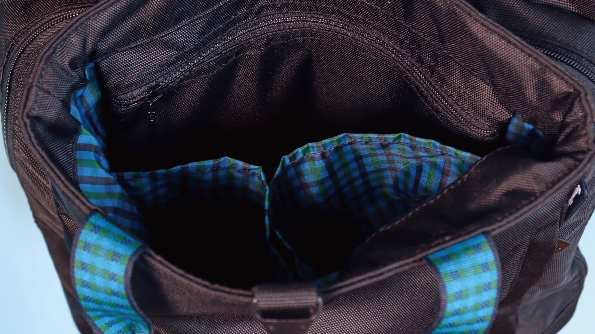 ROOTOTE×familiar ルートートとのコラボ2wayバッグが、青系 ROOTOTE×familiar ルートートとのコラボ2wayバッグが、青系