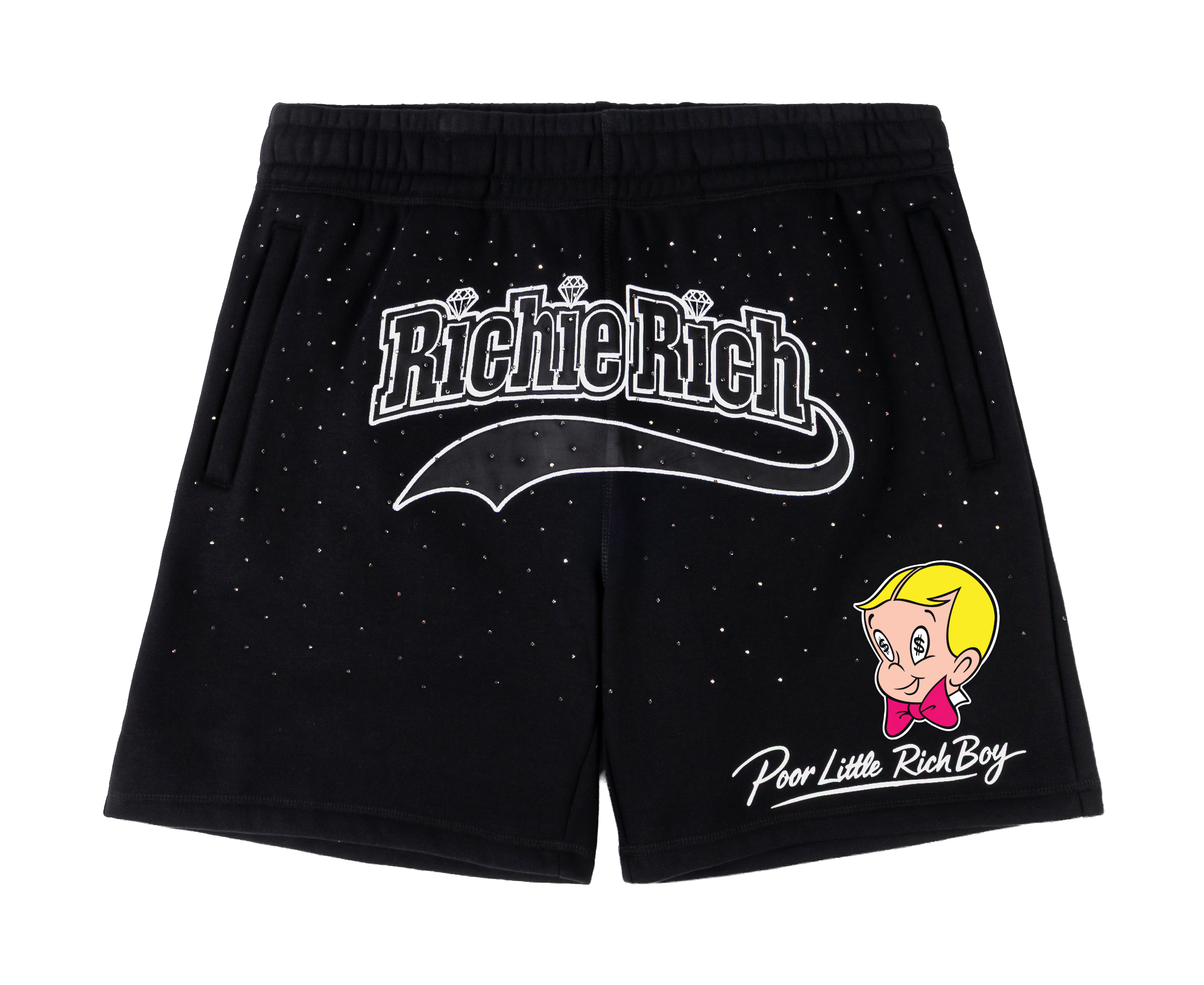 Black shorts with 