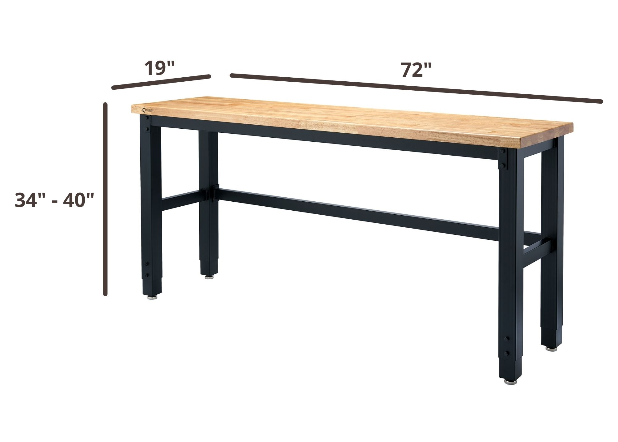72 inches wide work table