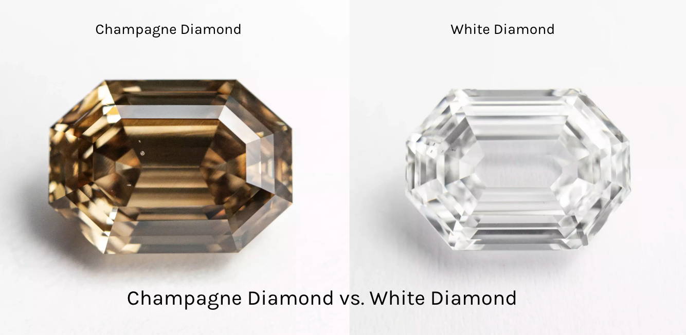 Champagne vs. White Diamond Comparsion