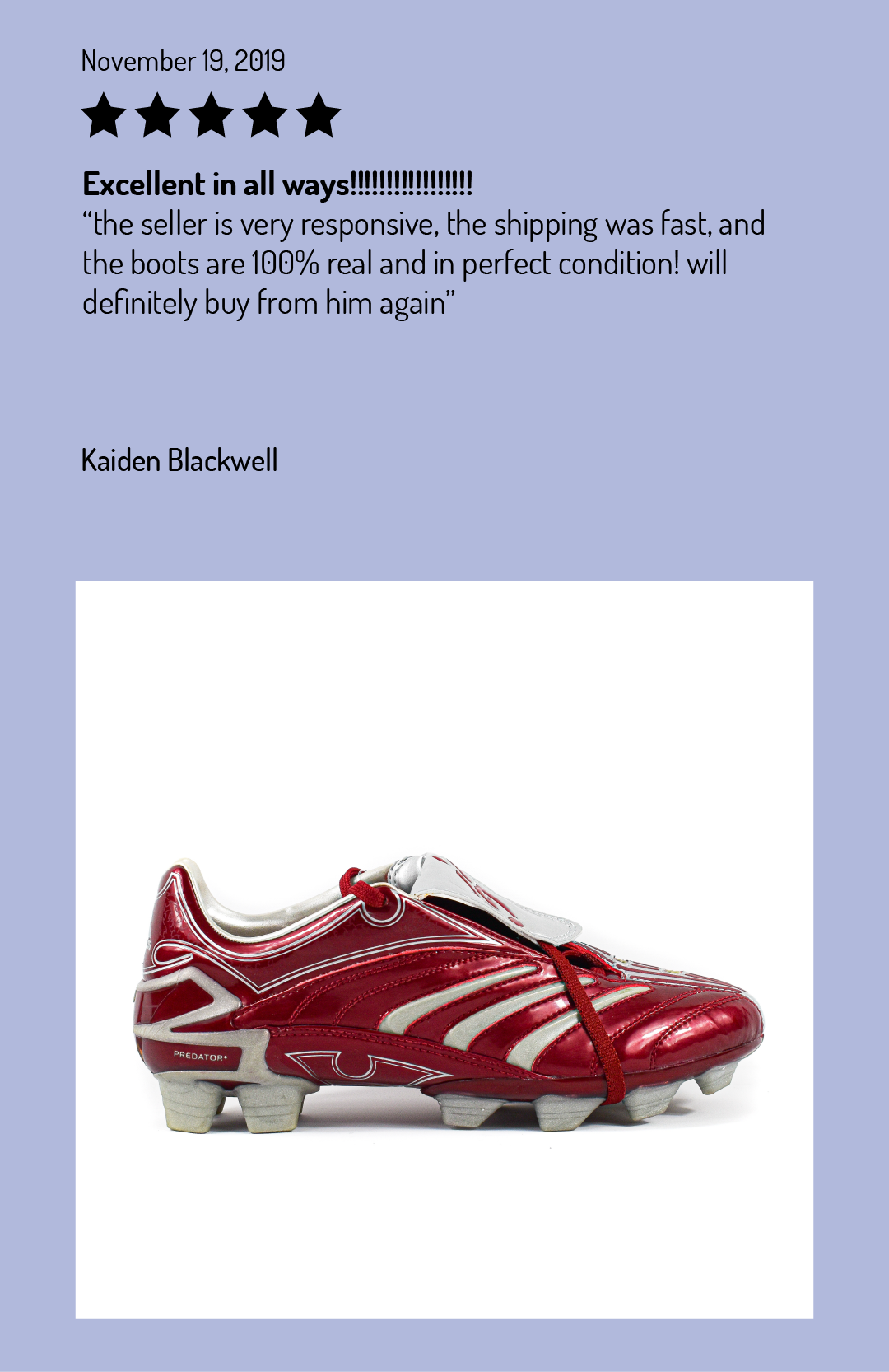 old football boots website
