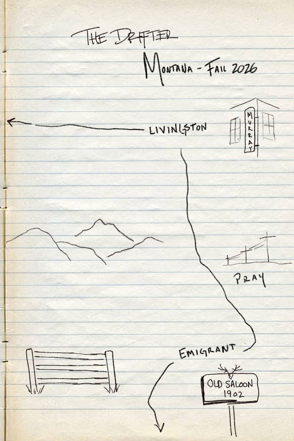 Rivay Fall 2026 Lookbook Map of Paradise Valley
