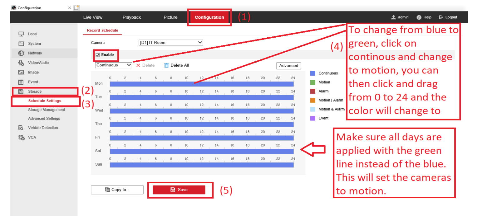 How to Set Your Security Cameras to Motion