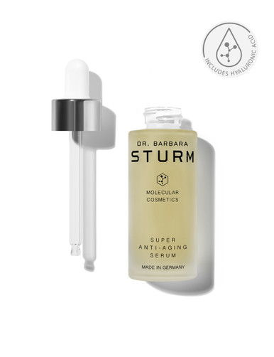 Bottle of Dr. Barbara Sturm Super Antioxidant Serum with dropper.