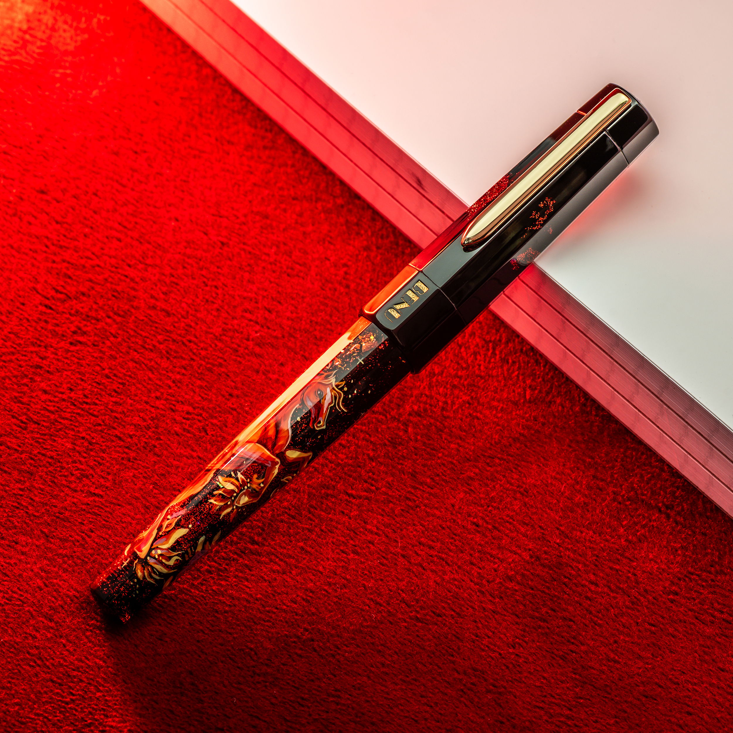 Benu Euphoria Fire Horse Handpainted Limited Edition