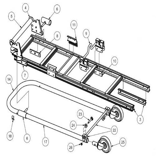 Aluminum Converatble Hand Truck Parts