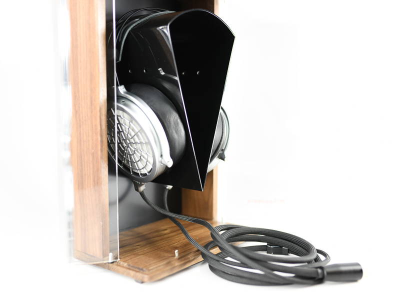 VOCE headphones in display case