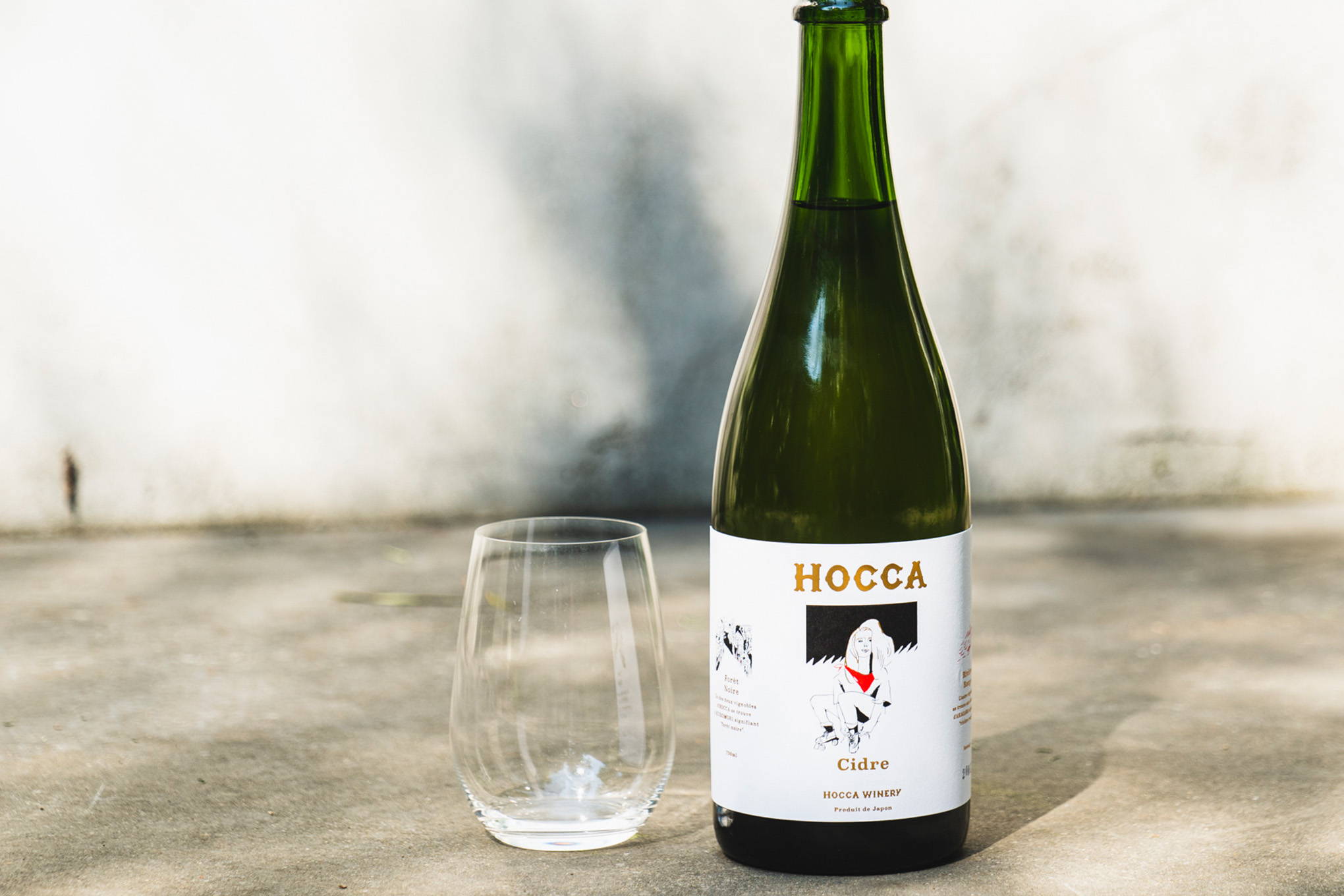 受賞歴多数！力を入れて造っている王道シードル『HOCCA Cidre Dry』。