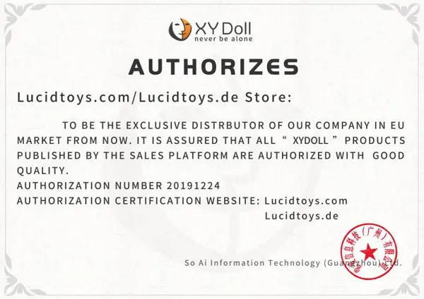 XY Doll-Partnerdokument für Lucidtoys