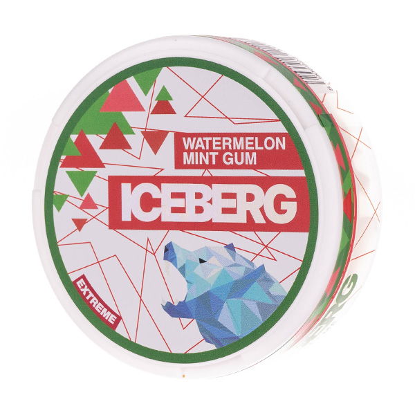 Iceberg watermelon mint gum nicotine pouches