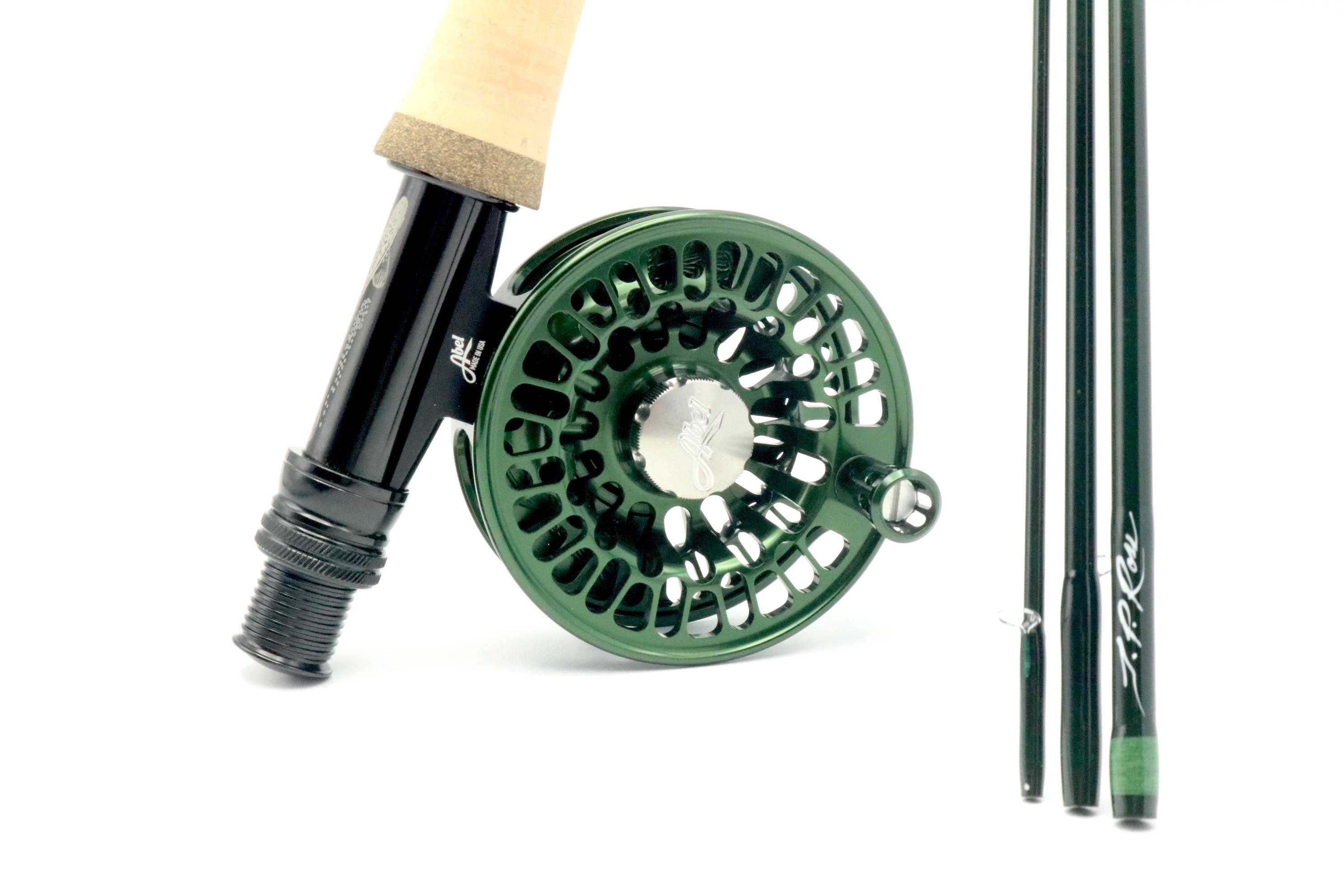 B&M Fishing Rod and Reel Combo, Green