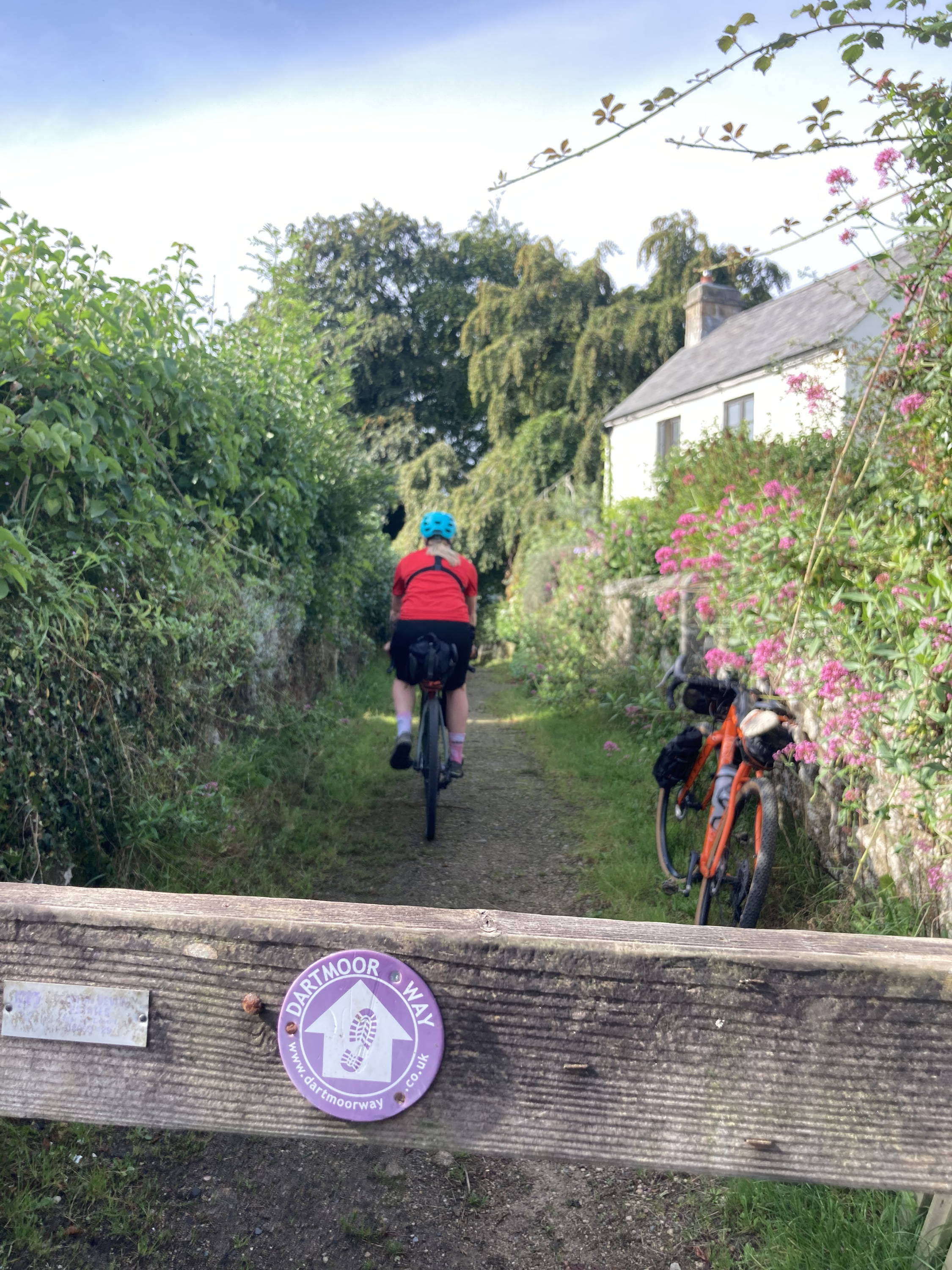 Dartmoor gate and gravel rider