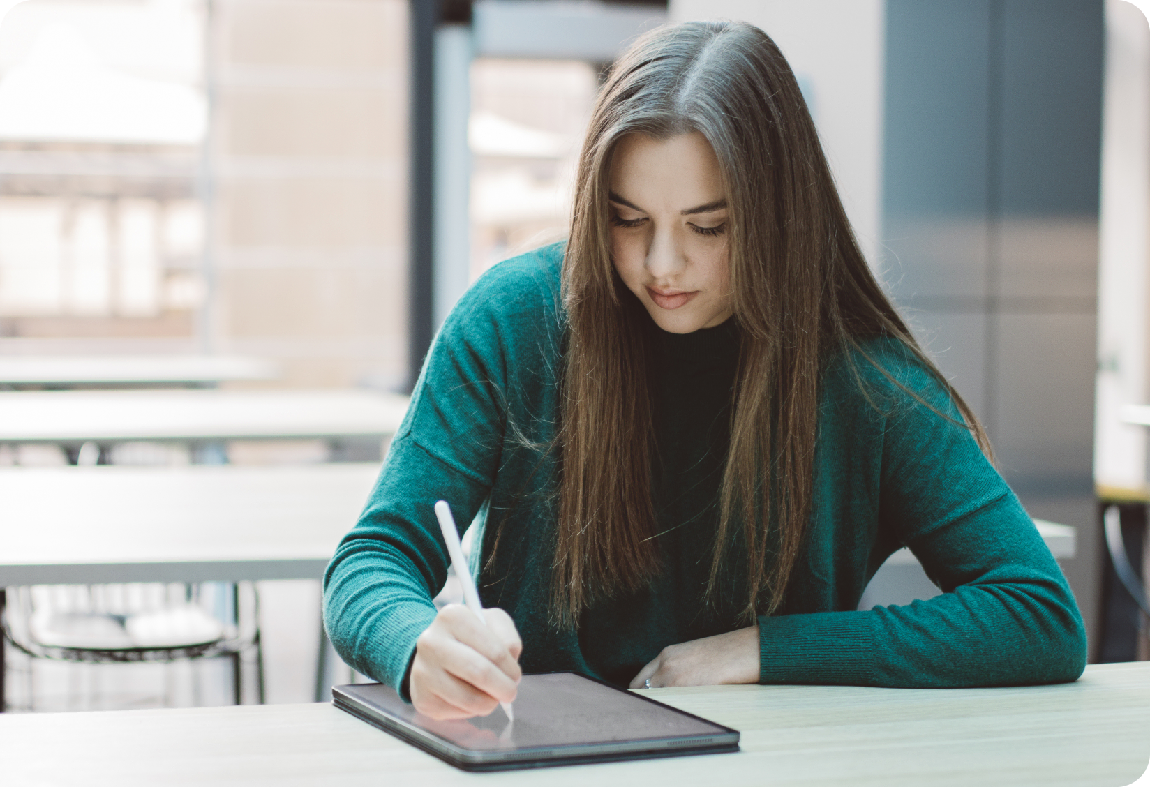 Image of a student taking notes