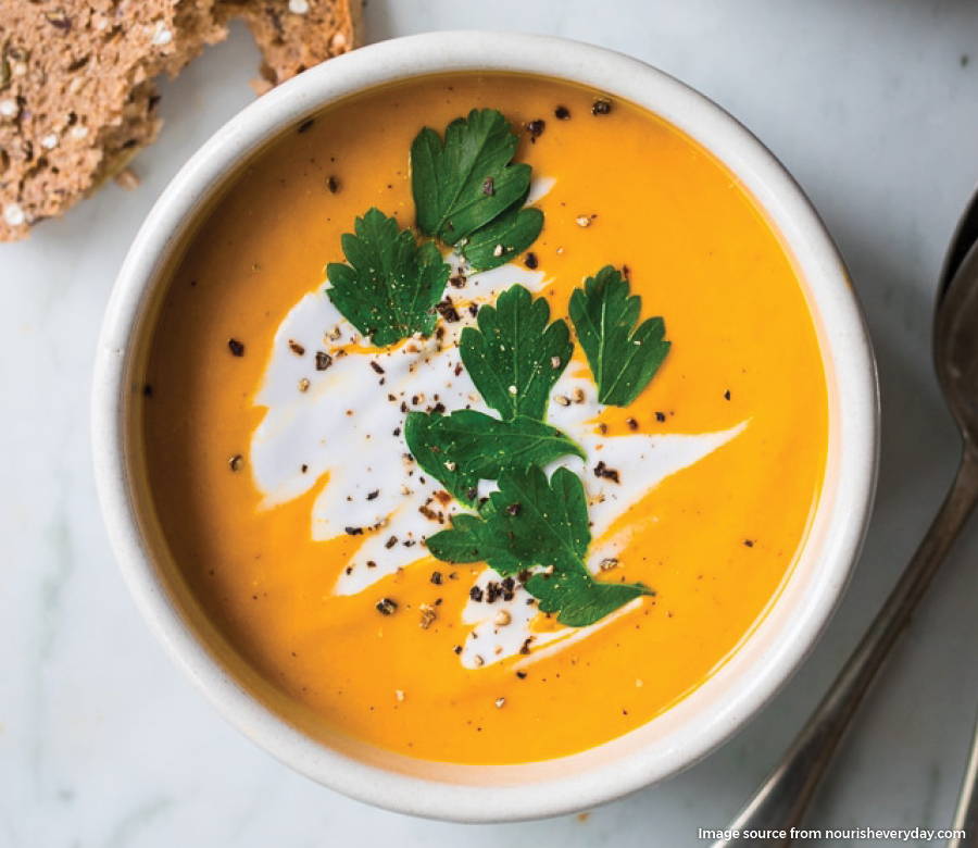 coconut ginger pumpkin soup