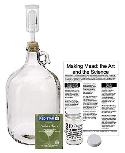 Mead Kit- Reusable 1 gallon mead making kit – MUST BEE COMPANY