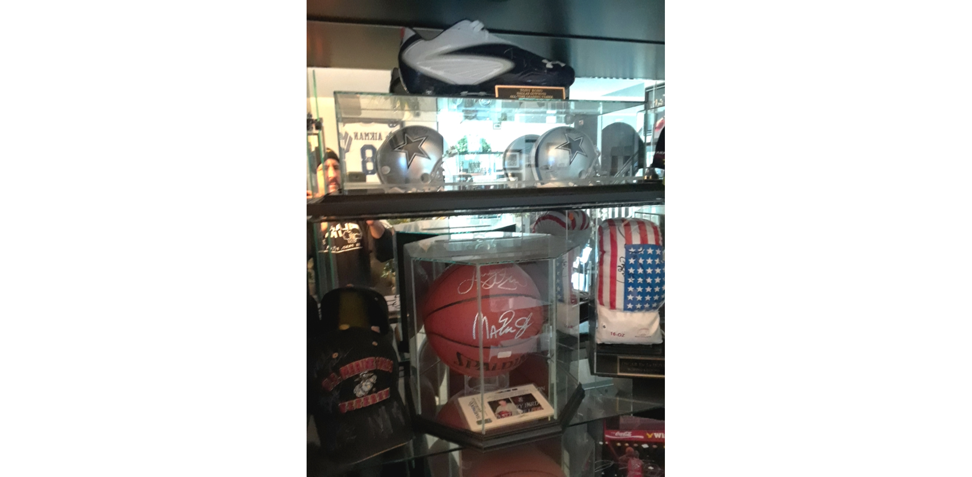 Basketball Display Cases